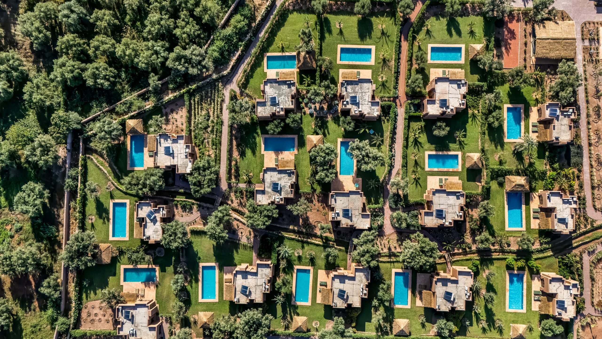 Le domaine vu à la verticale